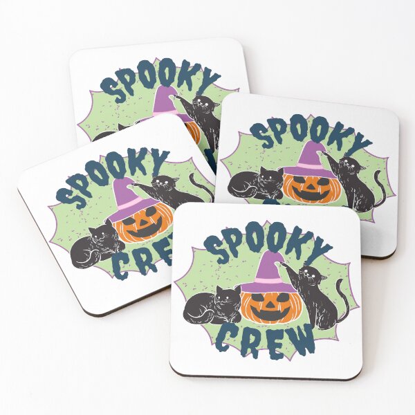 Item preview, Spooky Crew Cats designed and sold by Spacey Kacey's Cosmic Creations.