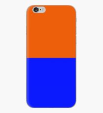 Persimmon Orange True Blue iPhone Case