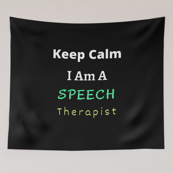 Item preview, Keep Calm I Am A Speech Therapist - Funny and Cute T-Shirts Quotes designed and sold by Designspot2020.