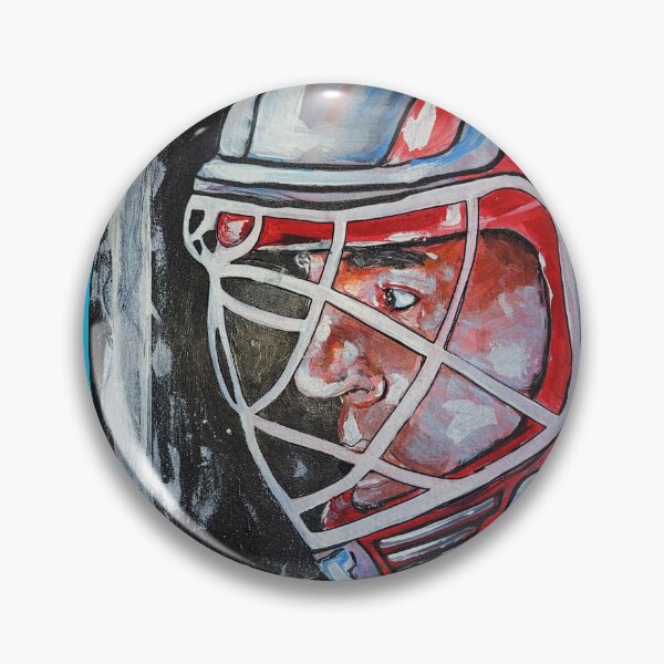 Item preview, CP31, Hockey goal keeper in blue white and red colors. designed and sold by dusso.