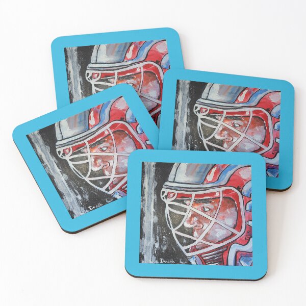 Item preview, CP31, Hockey goal keeper in blue white and red colors. designed and sold by dusso.
