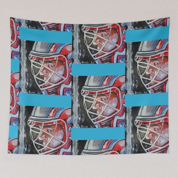 Item preview, CP31, Hockey goal keeper in blue white and red colors. designed and sold by dusso.