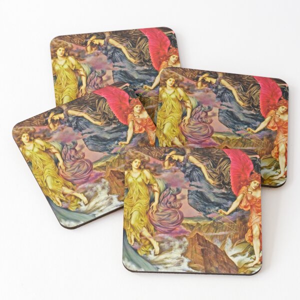 Item preview, The Storm Spirits by Evelyn De Morgan [Digitally enhanced by WatermarkNZ Press designed and sold by CristalleLisa.
