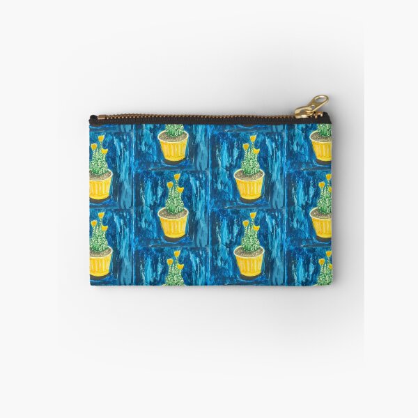 Item preview, Gouache cactus with yellow flowers designed and sold by altairaleon.