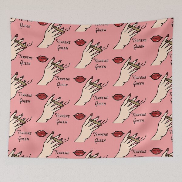 Item preview, Terpene Queen Weed Joint Woman With Red Nails and Lips Design - For Stoners/Smoker Girls 420/Weed/Marijuana/Cannabis/Pot Lovers designed and sold by SteamParliament.
