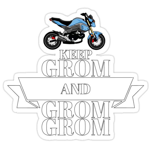 honda grom stickers
