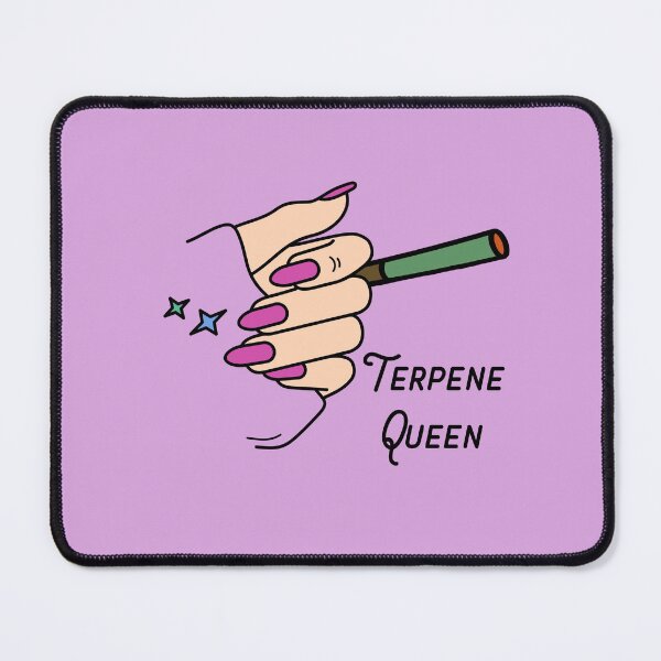 Item preview, Terpene Queen Weed Joint Woman With Hot Pink Nails Design - For Stoners/Smoker Girls 420/Weed/Marijuana/Cannabis/Pot Lovers designed and sold by SteamParliament.
