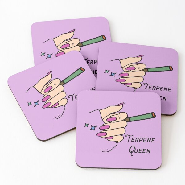 Item preview, Terpene Queen Weed Joint Woman With Hot Pink Nails Design - For Stoners/Smoker Girls 420/Weed/Marijuana/Cannabis/Pot Lovers designed and sold by SteamParliament.