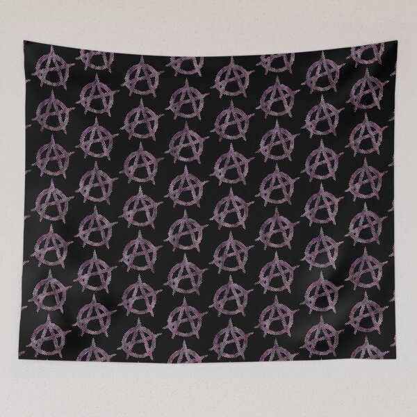 Item preview, Faux Rhinestone Anarchy - Pink designed and sold by AuntieVaxxer Official Shop.