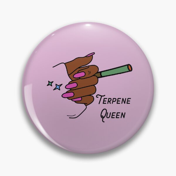Item preview, Terpene Queen Weed Joint Black Woman With Hot Pink Nails Design - For Stoners/Smoker Girls 420/Weed/Marijuana/Cannabis/Pot Lovers designed and sold by SteamParliament.