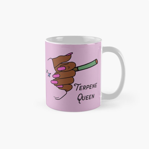 Artikelvorschau, Terpene Queen Weed Joint Schwarze Frau mit pinkfarbenen Nägeln Design - Für Stoner/Smoker Girls 420/Weed/Marihuana/Cannabis/Pot Lovers entworfen und verkauft von SteamParliament.