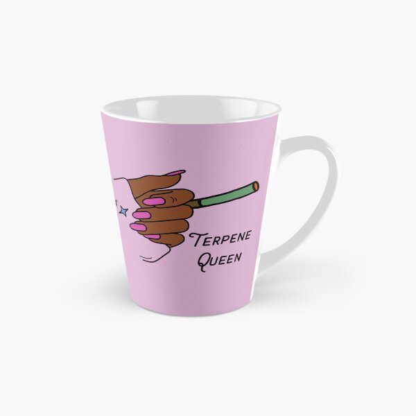 Item preview, Terpene Queen Weed Joint Black Woman With Hot Pink Nails Design - For Stoners/Smoker Girls 420/Weed/Marijuana/Cannabis/Pot Lovers designed and sold by SteamParliament.