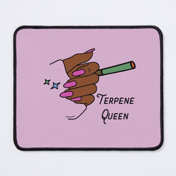 Item preview, Terpene Queen Weed Joint Black Woman With Hot Pink Nails Design - For Stoners/Smoker Girls 420/Weed/Marijuana/Cannabis/Pot Lovers designed and sold by SteamParliament.