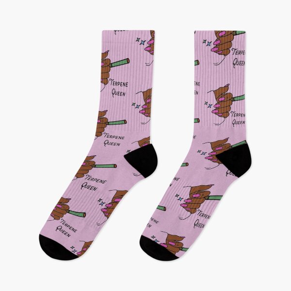 Item preview, Terpene Queen Weed Joint Black Woman With Hot Pink Nails Design - For Stoners/Smoker Girls 420/Weed/Marijuana/Cannabis/Pot Lovers designed and sold by SteamParliament.