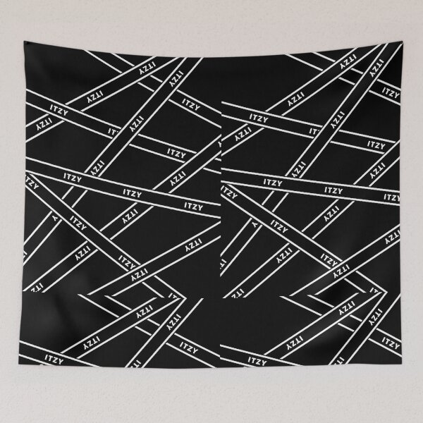 Item preview, ITZY Black Barricade Tape designed and sold by AliffStudio.
