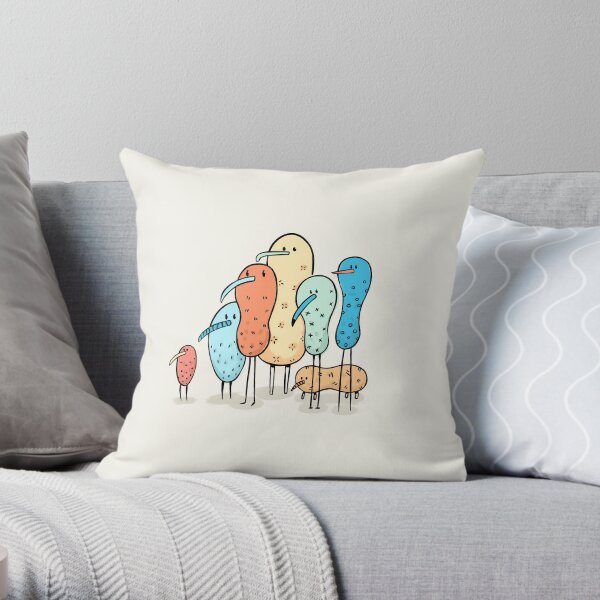 Birders Throw Pillow
