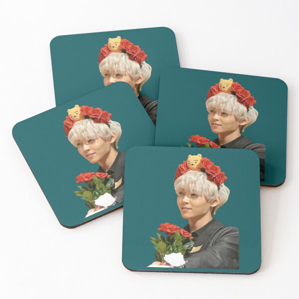 Item preview, Kim Woosung cute face Sammy The Rose band kpop    designed and sold by zonESE.