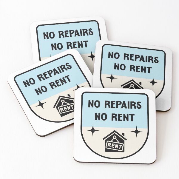 Item preview, No Repairs No Rent - Anti Landlord designed and sold by Picket Club.