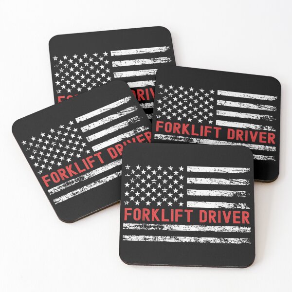Item preview, Forklift driver USA Flag Profession Retro Job Title designed and sold by Felixlagerfeld.