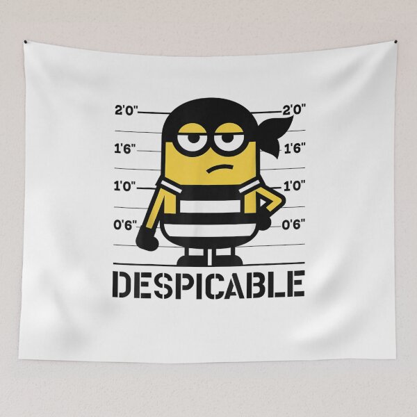Item preview, Despicable Me Minions Bad Guy Mugshot Graphic designed and sold by MatthewChinault.
