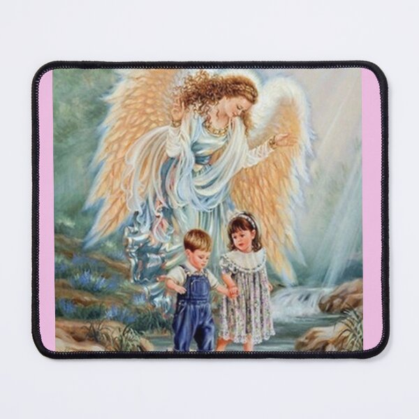 Item preview, Angel Overlooking Small Children designed and sold by Rowena Jones.