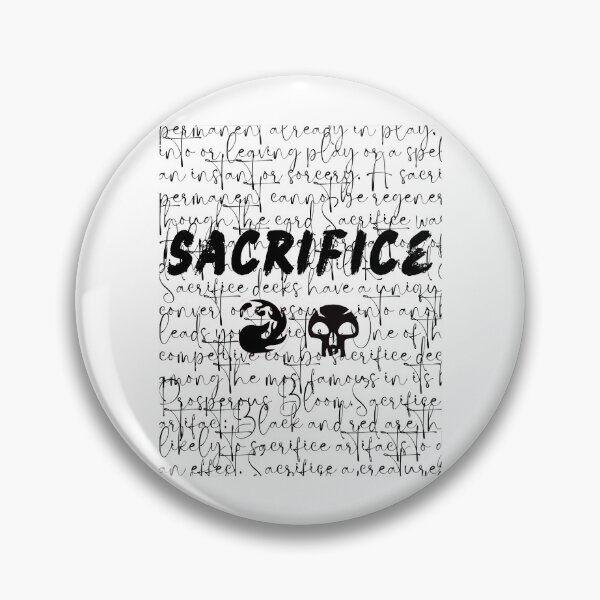 Item preview, Sacrifice definition MTG Red and Black Pips designed and sold by EagleTeeshop.