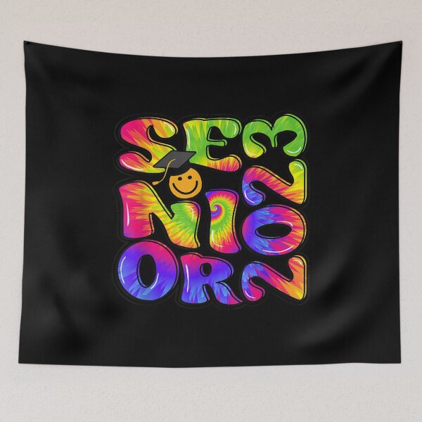Item preview, Funny Vintage Color Tie Dye Senior 2023 Graduate designed and sold by Felixlagerfeld.
