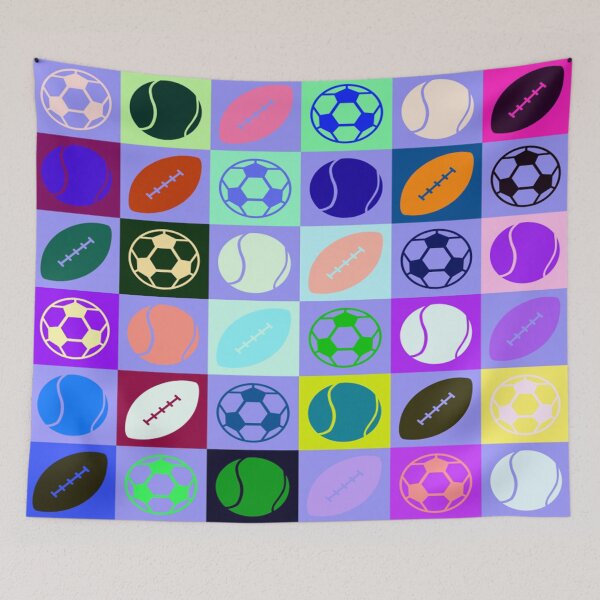 Item preview, Sports balls pattern designed and sold by janusa.
