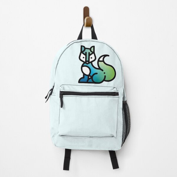 Item preview, Elegant cool coloured fox designed and sold by Camilla Wynter.