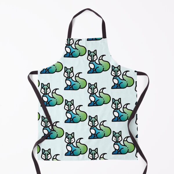 Item preview, Elegant cool coloured fox designed and sold by Camilla Wynter.
