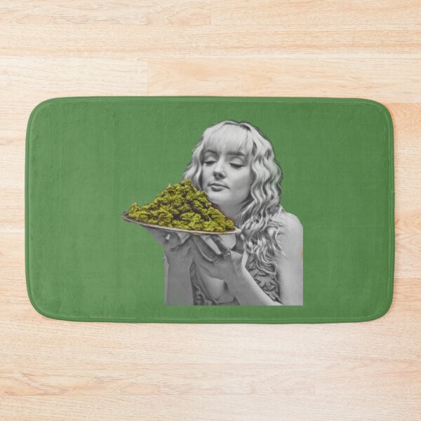 Item preview, Hot Stoner Girl With Pound of Weed Buds Design - For Stoners/Smoker Girls 420/Weed/Marijuana/Cannabis/Pot Lovers designed and sold by SteamParliament.