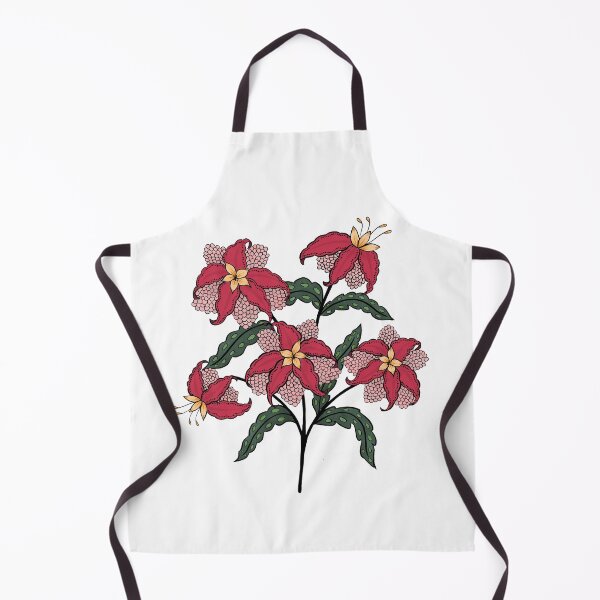 Item preview, Exotic red florals designed and sold by LKL-Designs.