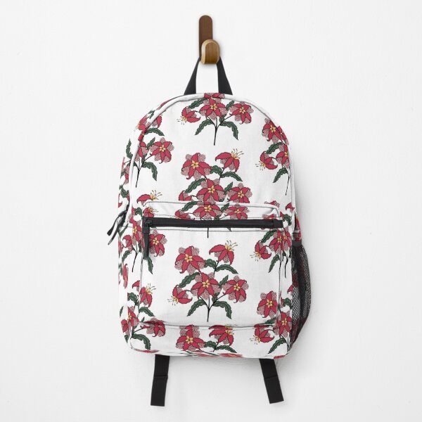 Item preview, Exotic red florals  designed and sold by LKL-Designs.