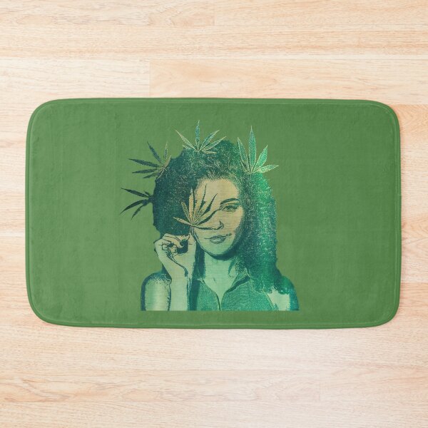 Item preview, Hot Stoner Girl With Weed Leaves Design - For Stoners/Smoker Girls 420/Weed/Marijuana/Cannabis/Pot Lovers designed and sold by SteamParliament.