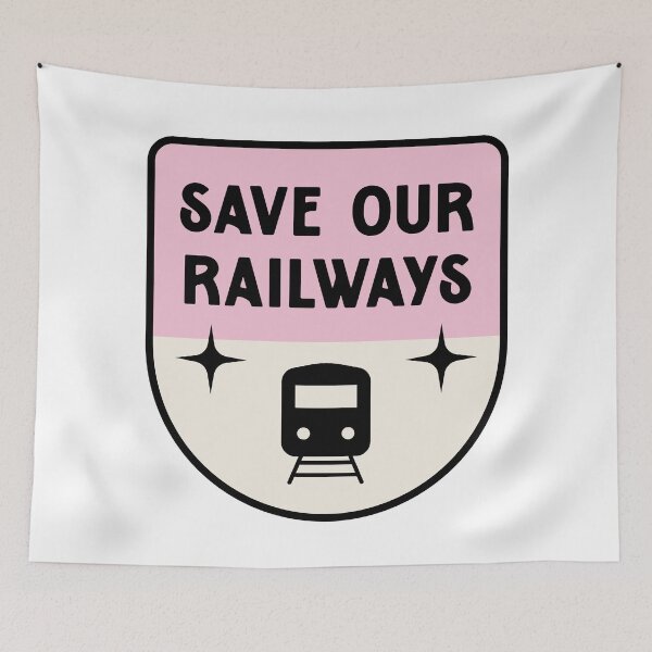 Item preview, Save Our Railways - Train Strike designed and sold by Picket Club.