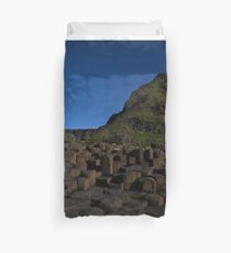 Giants Causeway at Night Duvet Cover