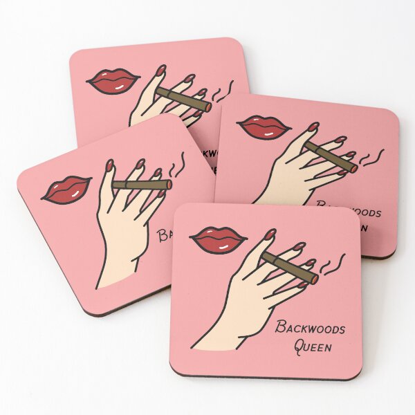 Item preview, Backwoods Queen Weed Blunt Woman With Red Nails and Lips Design - For Stoners/Smoker Girls 420/Weed/Marijuana/Cannabis/Pot Lovers designed and sold by SteamParliament.