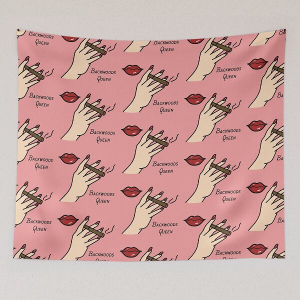 Item preview, Backwoods Queen Weed Blunt Woman With Red Nails and Lips Design - For Stoners/Smoker Girls 420/Weed/Marijuana/Cannabis/Pot Lovers designed and sold by SteamParliament.