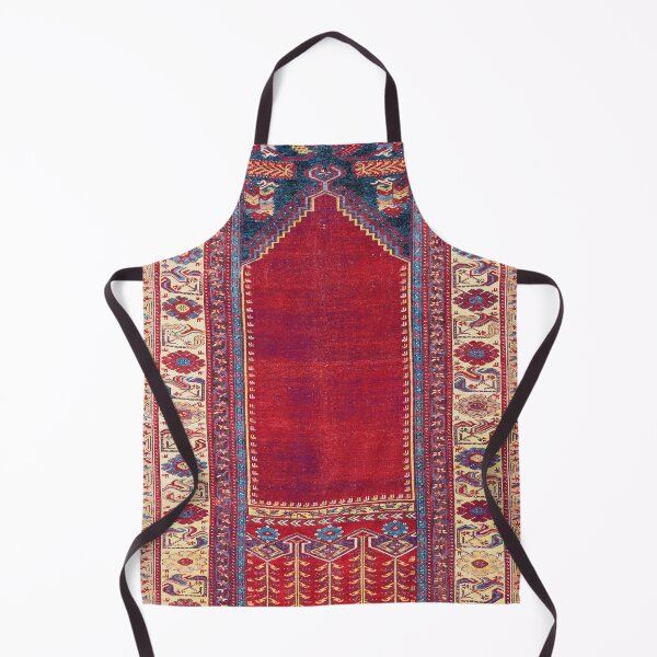 Item preview, Ladik Antique Turkish Carpet Print designed and sold by Vicky Brago-Mitchell®.