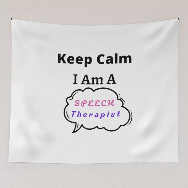 Item preview, Keep Calm I Am A Speech Therapist - Funny and Cute T-Shirts Quotes designed and sold by Designspot2020.