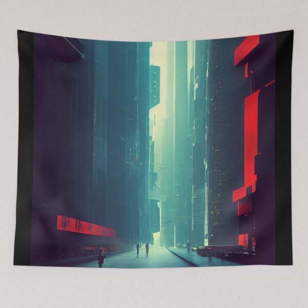 Item preview, Futuristic Cityscape  designed and sold by NebulaProject.