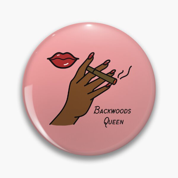 Item preview, Backwoods Queen Weed Blunt Black Woman With Red Nails and Lips Design - For Stoners/Smoker Girls 420/Weed/Marijuana/Cannabis/Pot Lovers designed and sold by SteamParliament.