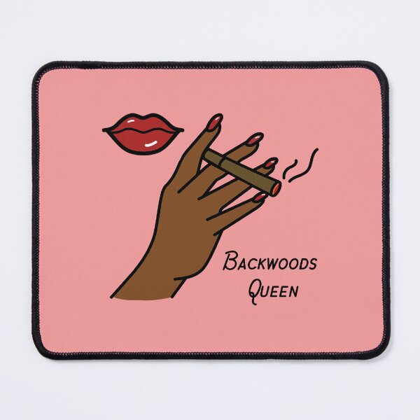 Item preview, Backwoods Queen Weed Blunt Black Woman With Red Nails and Lips Design - For Stoners/Smoker Girls 420/Weed/Marijuana/Cannabis/Pot Lovers designed and sold by SteamParliament.