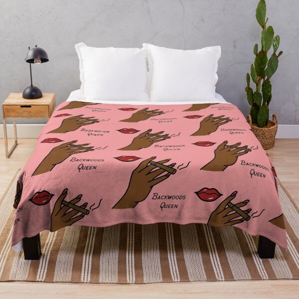 Item preview, Backwoods Queen Weed Blunt Black Woman With Red Nails and Lips Design - For Stoners/Smoker Girls 420/Weed/Marijuana/Cannabis/Pot Lovers designed and sold by SteamParliament.