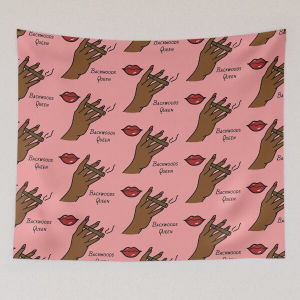 Item preview, Backwoods Queen Weed Blunt Black Woman With Red Nails and Lips Design - For Stoners/Smoker Girls 420/Weed/Marijuana/Cannabis/Pot Lovers designed and sold by SteamParliament.