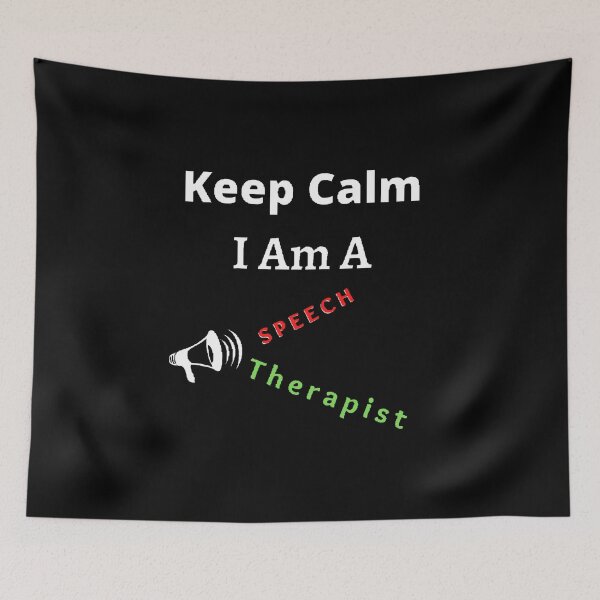 Item preview,  Keep Calm I Am A Speech Therapist - Funny and Cute T-Shirts Quotes designed and sold by Designspot2020.