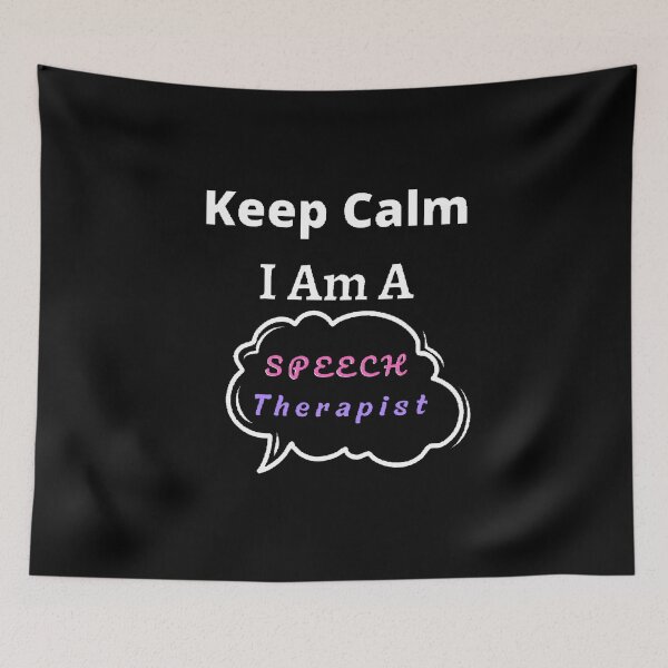 Item preview, Keep Calm I Am A Speech Therapist - Funny and Cute T-Shirts Quotes designed and sold by Designspot2020.