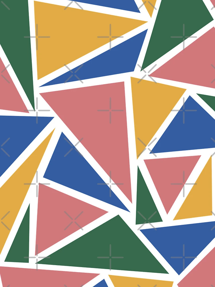 Thumbnail 4 of 4, iPhone Case, Geometric Triangles Pattern designed and sold by sofibelen.
