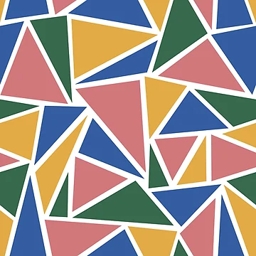 Artwork thumbnail, Geometric Triangles Pattern by sofibelen