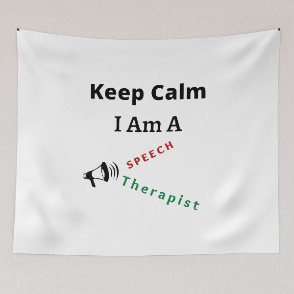 Item preview, Keep Calm I Am A Speech Therapist - Funny and Cute T-Shirts Quotes designed and sold by Designspot2020.